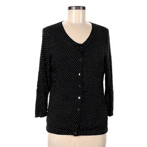 Talbots | Classic Timeless Polka Dot Button Down Cardigan Size Medium M